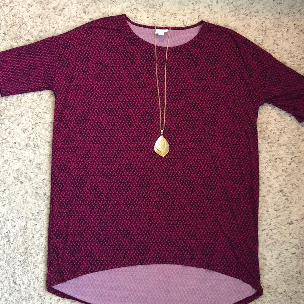 LulaRoe Irma shirt Size L - Same Day Shipping